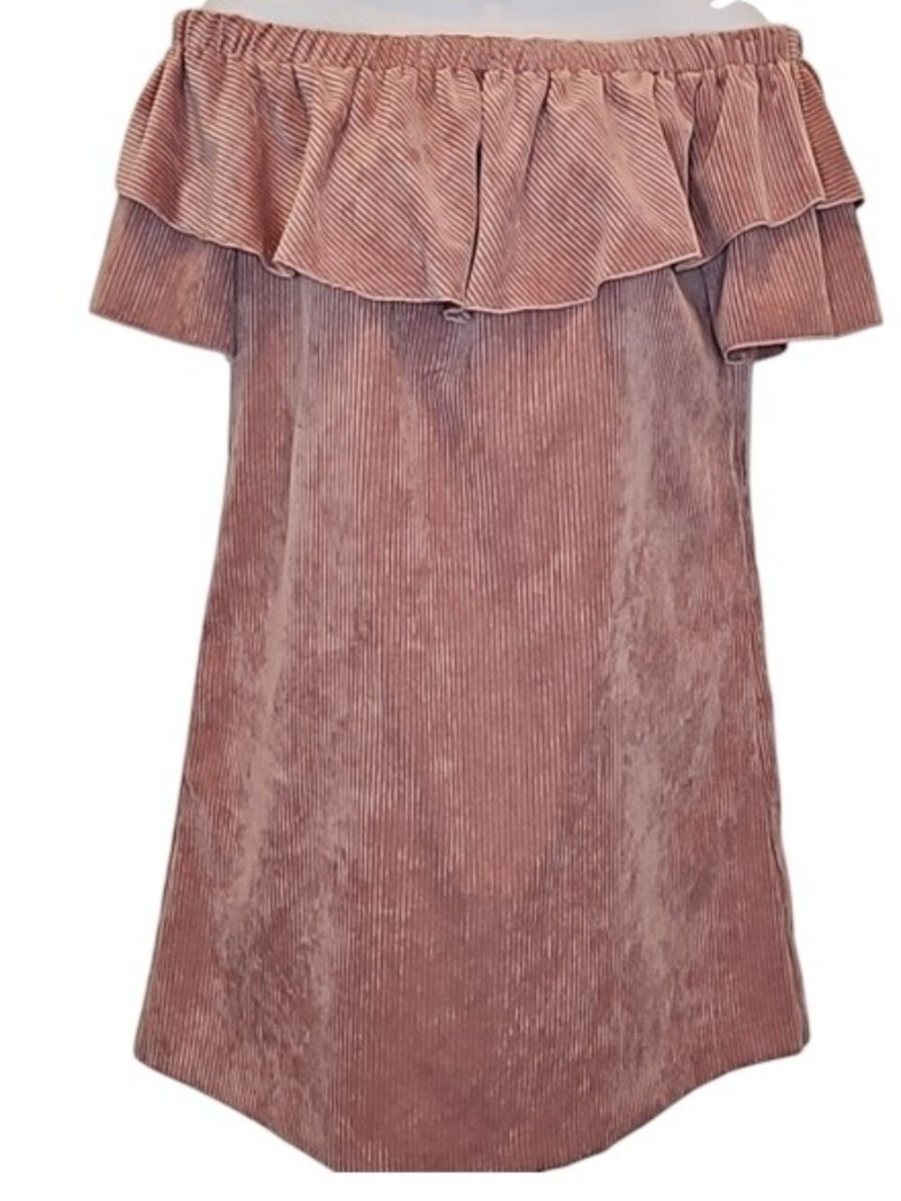 Endless Rose Mini Dress Small New Women's Ribbed Off The Shoulder Pockets